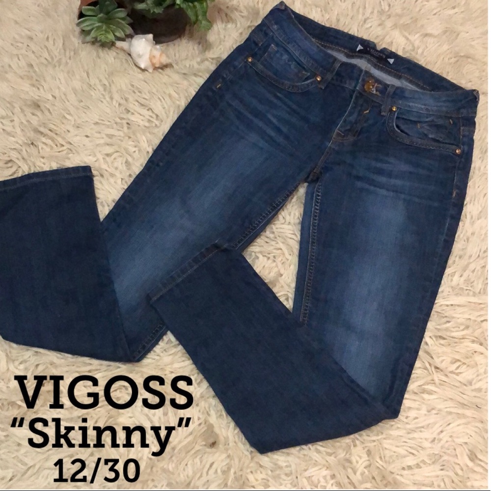 VIGOSS-Skinny Fit-Sz 12/30-Medium Wash-EUC